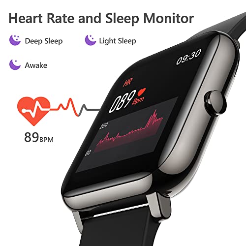 KALINCO Smart Watch with Fitness Tracker & Heart Rate