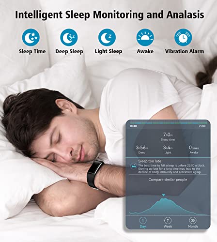 Fitness Smart Watch with Heart Rate and Sleep Tracking