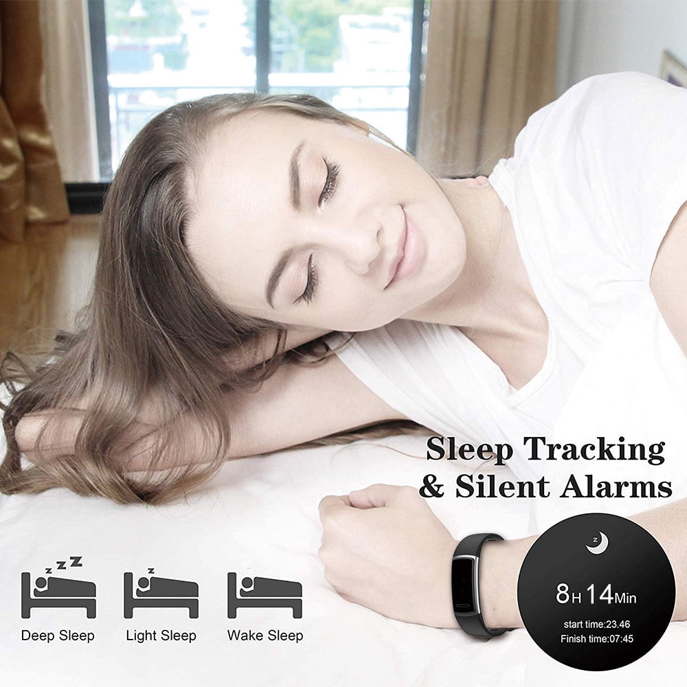 Waterproof Fitness Smartwatch with Heart Rate Monitor