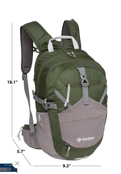 18L Hydration Pack with 3L Reservoir, Green