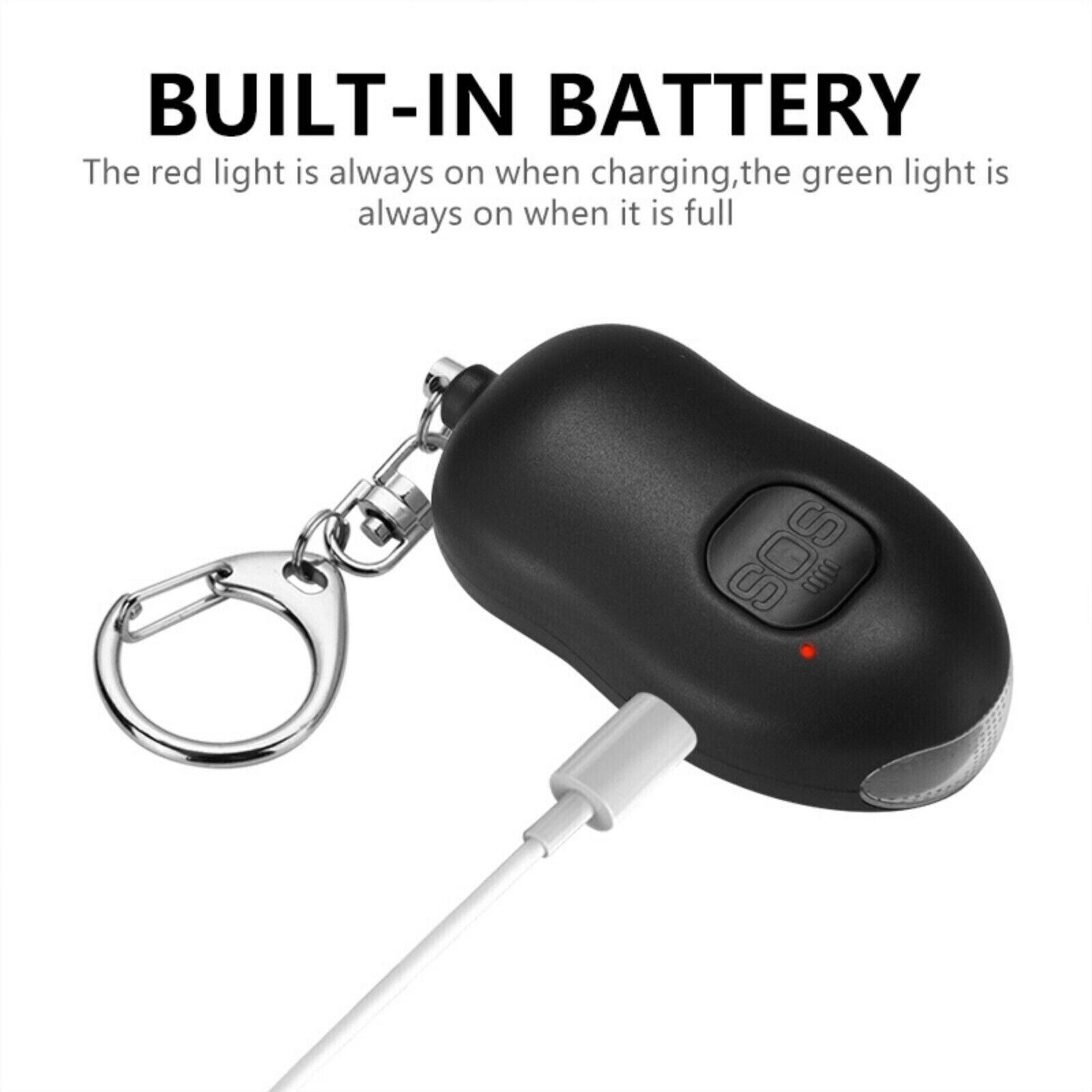 Safe Sound Personal Alarm Keychain with LED Light