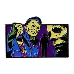 Michael Myers Enamel Brooch for Horror Fans