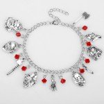 Creepy Ghost Baby Charm Bracelet for Horror Fans