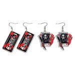Bloodstain Dangle Earrings for Halloween Horror Parties
