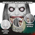 Creepy Smiling Demon Mask for Halloween Fun
