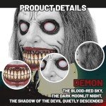 Creepy Smiling Demon Mask for Halloween Fun