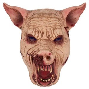 Realistic Horror Pig Mask for Halloween Costume