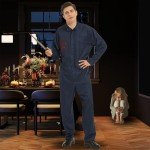 Men's Scary Navy Halloween Costume Set 3Pcs