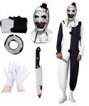 Pigmiss Adult Clown Costume for Halloween Horror