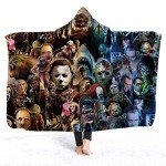 Mysterious Character Hooded Blanket for Gothic Fans