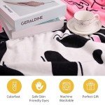 Snycler Scary Face Pink Ghost Blanket