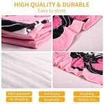 Snycler Scary Face Pink Ghost Blanket