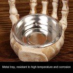 Spooky Skeleton Skull Tea Light Candle Holder