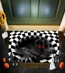 Creepy 3D Skeleton Halloween Doormat for Decor
