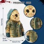 Creepy Horror Movie Gnome Statues for Halloween