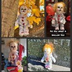 Creepy Clown Plush Doll - Spooky Horror Toy