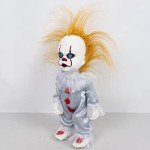 Creepy Clown Plush Doll - Spooky Horror Toy