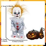 Creepy Clown Plush Doll - Spooky Horror Toy