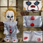 Creepy Clown Plush Doll - Spooky Horror Toy