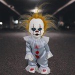 Creepy Clown Plush Doll - Spooky Horror Toy