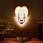 Pennywise Light Up Mask - Spooky Halloween Decor