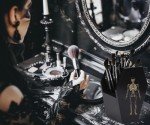 Gothic Coffin Utensil Holder for Spooky Kitchens
