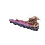Purple Skeletal Slumber Incense Burner by Nemesis Now