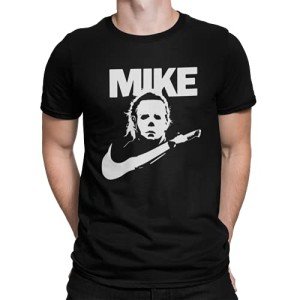 Mike Horror Halloween Scary Unisex T-Shirt - Black