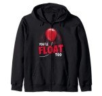 You’ll Float Too Halloween Horror Hoodie
