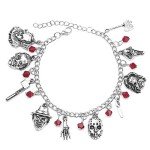 Creepy Ghost Baby Charm Bracelet for Horror Fans