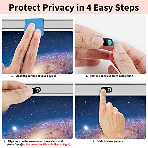 Ultra Thin Webcam Cover Slide – 3 Pack