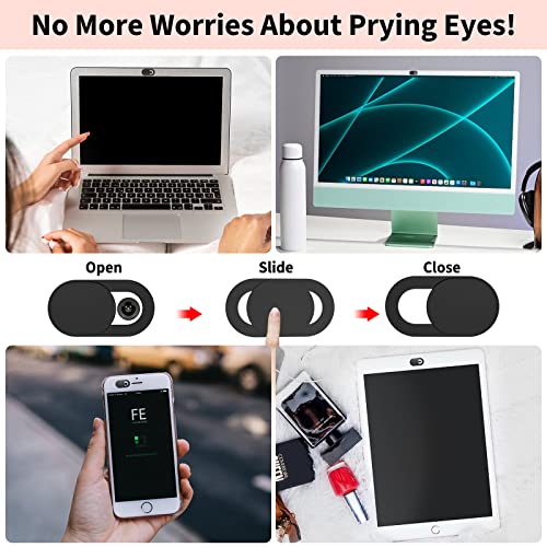 Ultra Thin Webcam Cover Slide – 3 Pack