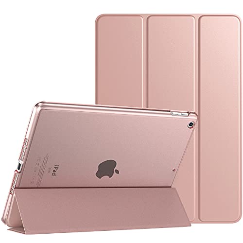 Slim Rose Gold iPad 10.2 Case with Stand