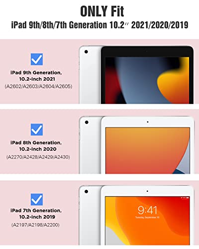 Slim Rose Gold iPad 10.2 Case with Stand