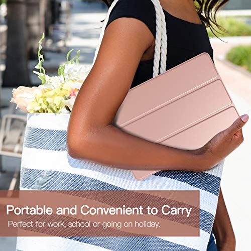 Slim Rose Gold iPad 10.2 Case with Stand