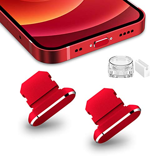 2 Pack Anti-Dust Plugs for iPhone & iPad