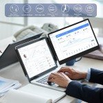 KEFEYA 14" FHD Portable Dual Screen Monitor
