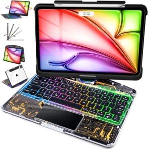 iPad Air 11" Case with Keyboard and Trackpad