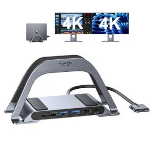 Dual Monitor 4K Dock for MacBook Pro/Air