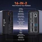 TobenONE 16-in-2 MacBook Docking Station