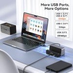TobenONE 18-in-2 MacBook Docking Station 4K