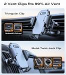 VICSEED Ultra Stable 2-in-1 Car Phone Holder