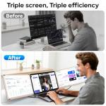 15.6" Portable Laptop Screen Extender - 1080P FHD
