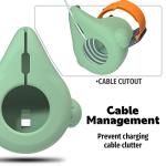 Mint Green Dinosaur Charger Stand for Apple Watch