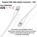 4-Pack Apple MFi Lightning to USB Charging Cables