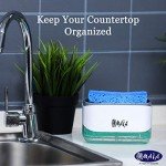 OMAIA 2-in-1 Dish Soap Dispenser & Sponge Holder