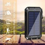 20000mAh Waterproof Solar Power Bank for Phones