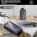 20000mAh Waterproof Solar Power Bank for Phones