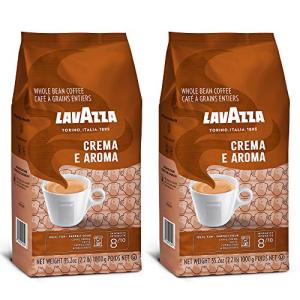 Lavazza Crema e Aroma Whole Bean Coffee, 2-Pack