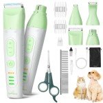 SupRent 4-in-1 Quiet Pet Grooming Kit